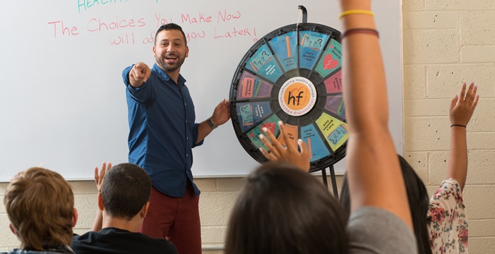 Health Educator with Wheel