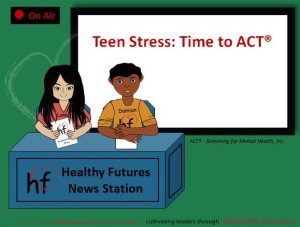 Image of slide from Teen Stress: Time to ACT lesson